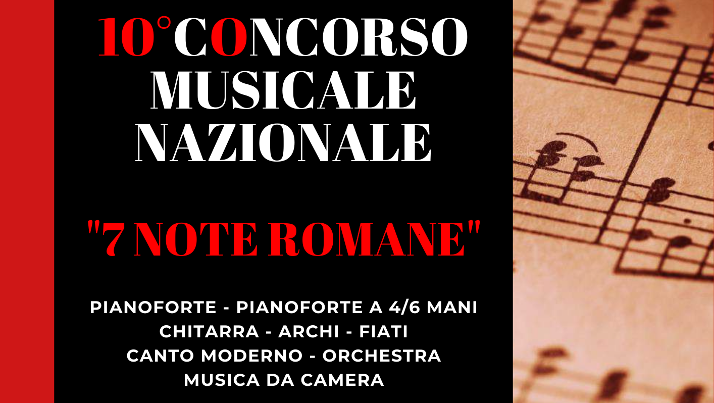 concorso 7 note romane 2024