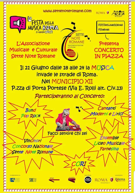 Locandina Festa della Musica