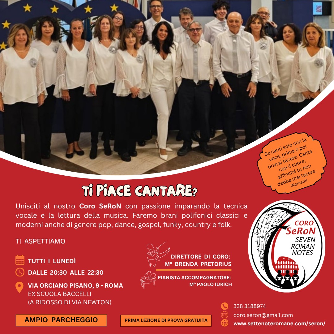 Locandina del Coro SeRoN