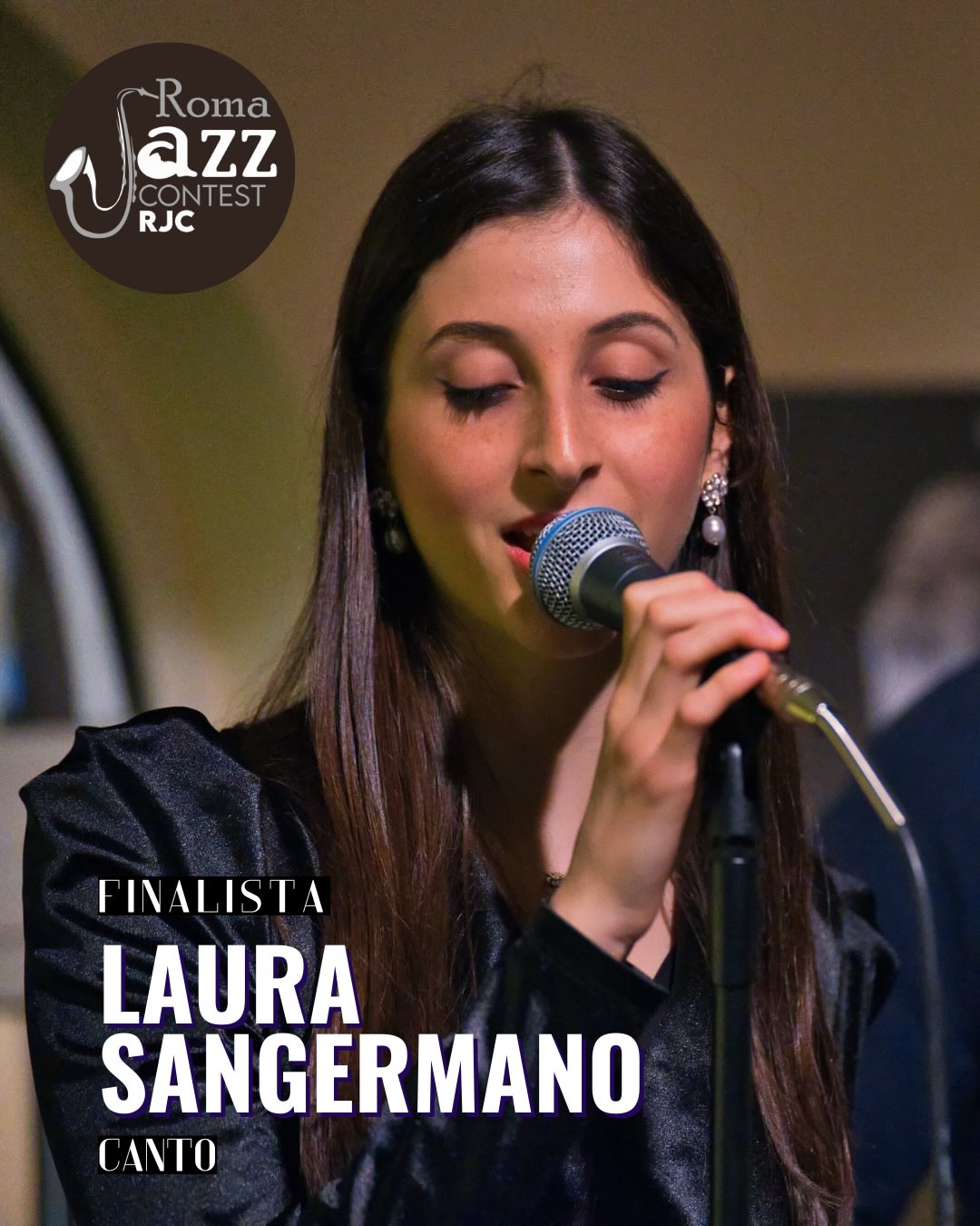 Laura Sangermano, terza classificata, canto