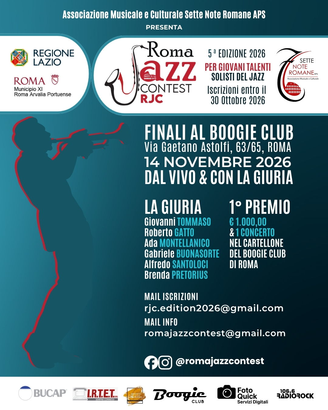 Locandina Roma Jazz Contest
